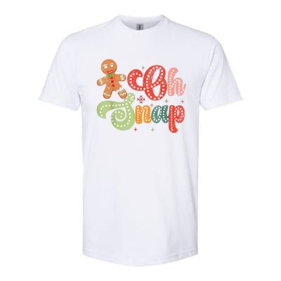 Gingerbread Man Oh Snap Christmas Funny Cookie Baking Softstyle® CVC T-Shirt