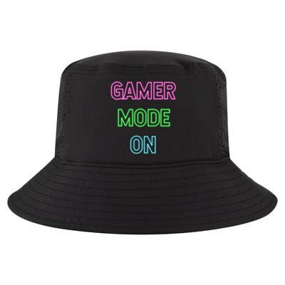 Gamer Mode On Saying Cool Gaming Christmas Gift Cool Gift Cool Comfort Performance Bucket Hat