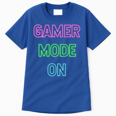 Gamer Mode On Saying Cool Gaming Christmas Gift Cool Gift Tall T-Shirt