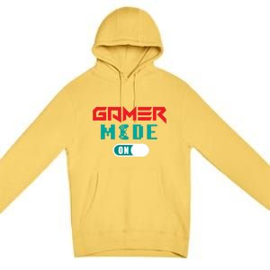 Gamer Mode On! Gamers Gaming Gaming Players Gaming Cute Gift Premium Pullover Hoodie