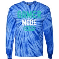 Gamer Mode On Video Games Lover Funny Gaming And Gift Tie-Dye Long Sleeve Shirt