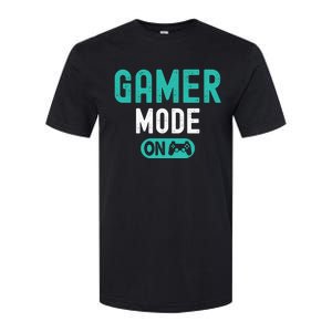 Gamer Mode On Video Games Lover Funny Gaming And Gift Softstyle CVC T-Shirt