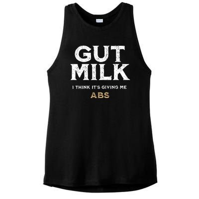 Gut Milk Only Murders In The Building Ladies PosiCharge Tri-Blend Wicking Tank