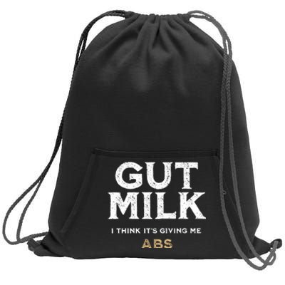 Gut Milk Only Murders In The Building Sweatshirt Cinch Pack Bag