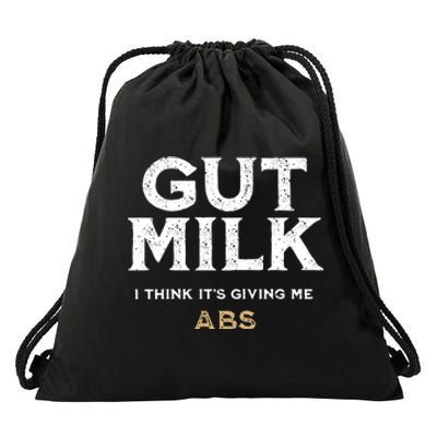 Gut Milk Only Murders In The Building Drawstring Bag