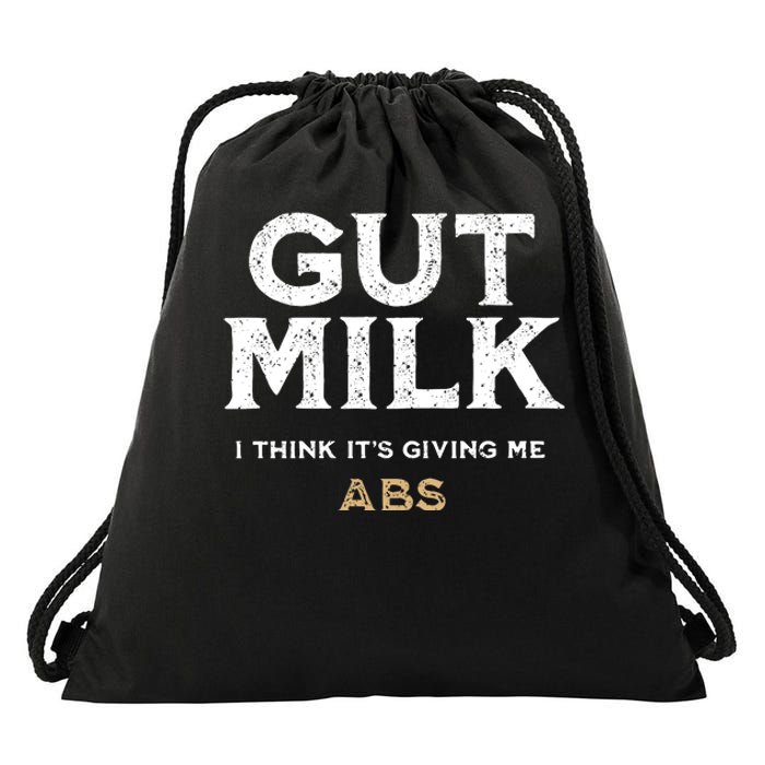 Gut Milk Only Murders In The Building Drawstring Bag