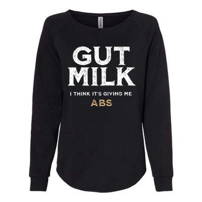 Gut Milk Only Murders In The Building Womens California Wash Sweatshirt