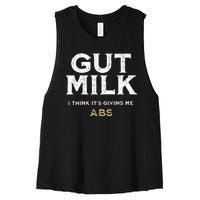 Gut Milk Only Murders In The Building Women's Racerback Cropped Tank