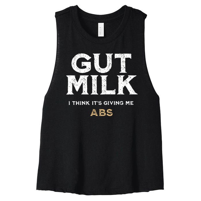 Gut Milk Only Murders In The Building Women's Racerback Cropped Tank