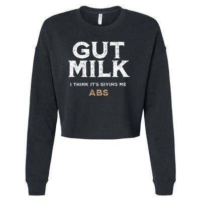 Gut Milk Only Murders In The Building Cropped Pullover Crew