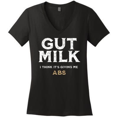 Gut Milk Only Murders In The Building Women's V-Neck T-Shirt