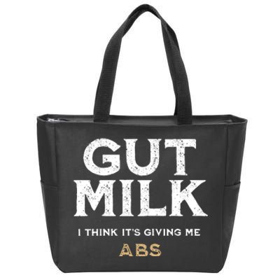 Gut Milk Only Murders In The Building Zip Tote Bag