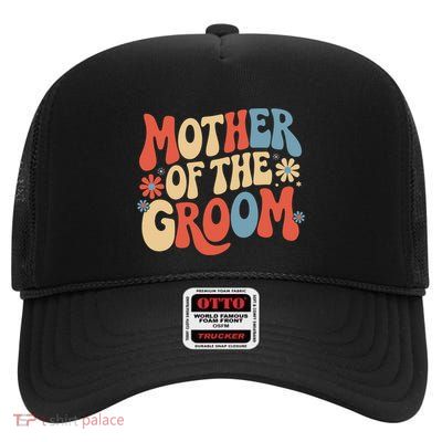 Groom Mother Of The Groom Gift High Crown Mesh Back Trucker Hat