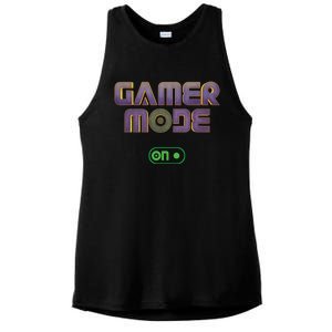 Gamer Mode On Video Game Lover Gamer Gaming Cool Gift Ladies PosiCharge Tri-Blend Wicking Tank