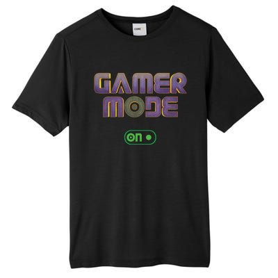 Gamer Mode On Video Game Lover Gamer Gaming Cool Gift Tall Fusion ChromaSoft Performance T-Shirt