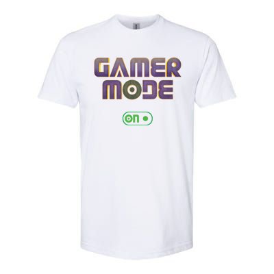 Gamer Mode On Video Game Lover Gamer Gaming Cool Gift Softstyle CVC T-Shirt