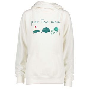 Golf Mom Par Tee Mom Womens Funnel Neck Pullover Hood