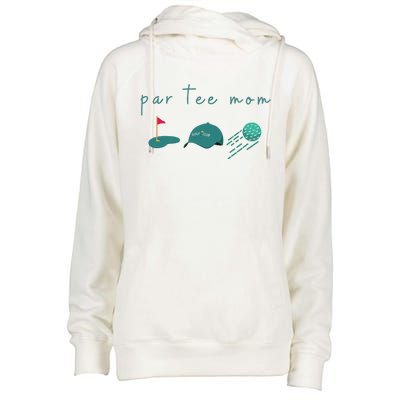 Golf Mom Par Tee Mom Womens Funnel Neck Pullover Hood