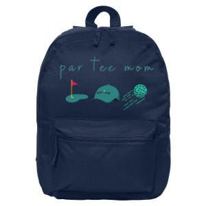 Golf Mom Par Tee Mom 16 in Basic Backpack