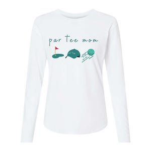 Golf Mom Par Tee Mom Womens Cotton Relaxed Long Sleeve T-Shirt