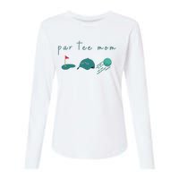 Golf Mom Par Tee Mom Womens Cotton Relaxed Long Sleeve T-Shirt