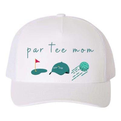 Golf Mom Par Tee Mom Yupoong Adult 5-Panel Trucker Hat