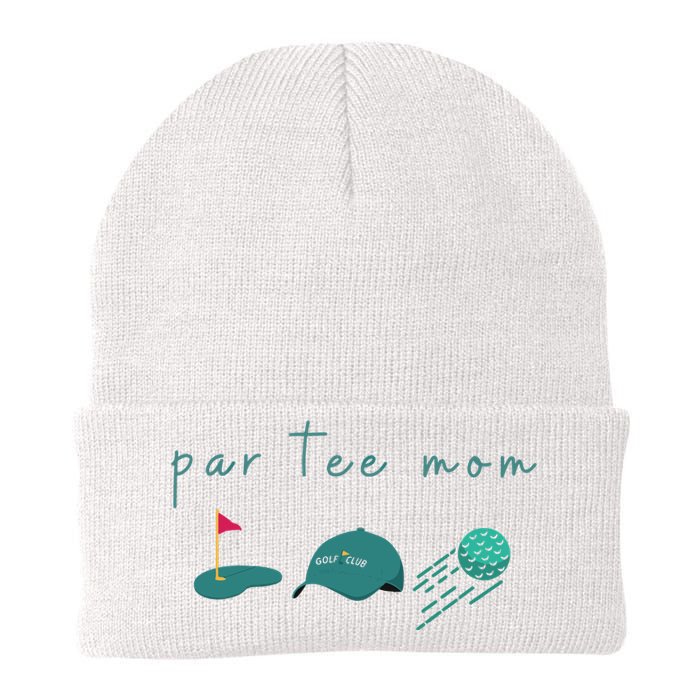 Golf Mom Par Tee Mom Knit Cap Winter Beanie