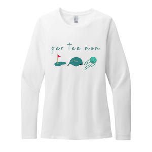 Golf Mom Par Tee Mom Womens CVC Long Sleeve Shirt