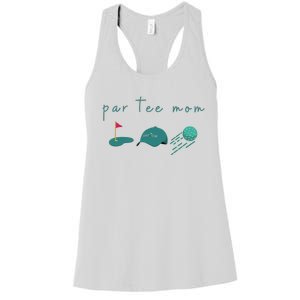 Golf Mom Par Tee Mom Women's Racerback Tank