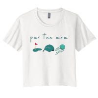 Golf Mom Par Tee Mom Women's Crop Top Tee