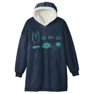 Golf Mom Par Tee Mom Hooded Wearable Blanket