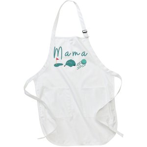 Golf Mom Par Tee Mom Full-Length Apron With Pockets