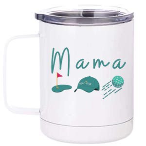 Golf Mom Par Tee Mom 12 oz Stainless Steel Tumbler Cup