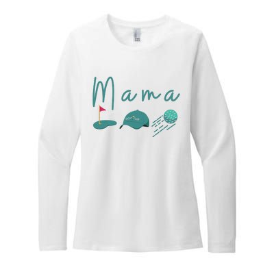 Golf Mom Par Tee Mom Womens CVC Long Sleeve Shirt