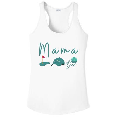 Golf Mom Par Tee Mom Ladies PosiCharge Competitor Racerback Tank