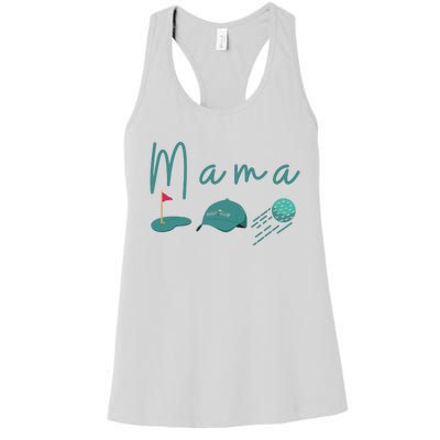 Golf Mom Par Tee Mom Women's Racerback Tank