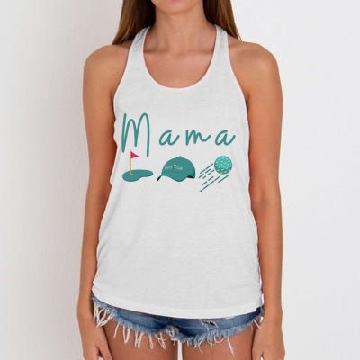 Golf Mom Par Tee Mom Women's Knotted Racerback Tank