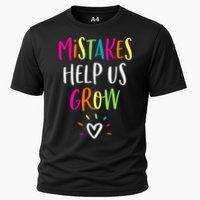Growth Mindset Positive Back To School Teacher Student Cooling Performance Crew T-Shirt