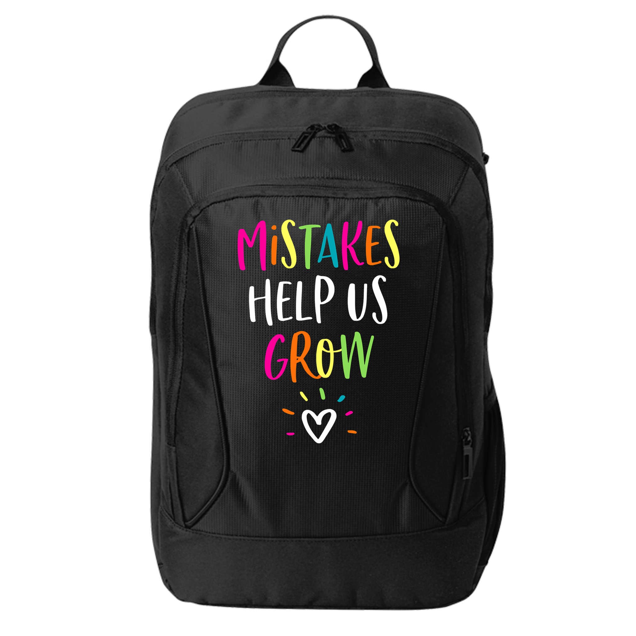 Growth Mindset Positive Back To School Teacher Student City Backpack