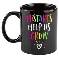 Growth Mindset Positive Back To School Teacher Student 11oz C Handle Ceramic Mug
