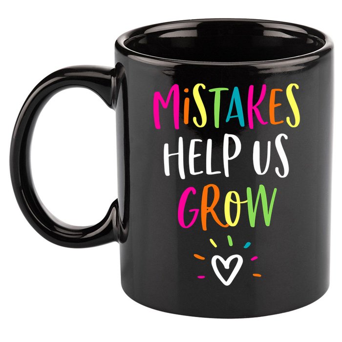 Growth Mindset Positive Back To School Teacher Student 11oz C Handle Ceramic Mug
