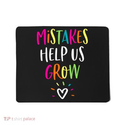 Growth Mindset Positive Back To School Teacher Student Mousepad