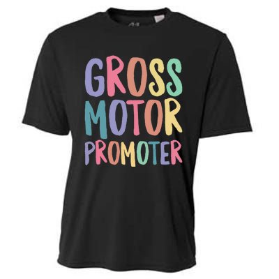 Gross Motor Promoter Physical Therapist Assistant PT Cooling Performance Crew T-Shirt