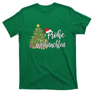 German Matching Present Merry Christmas Frohe Weihnachten T-Shirt