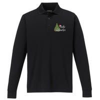 German Matching Present Merry Christmas Frohe Weihnachten Performance Long Sleeve Polo