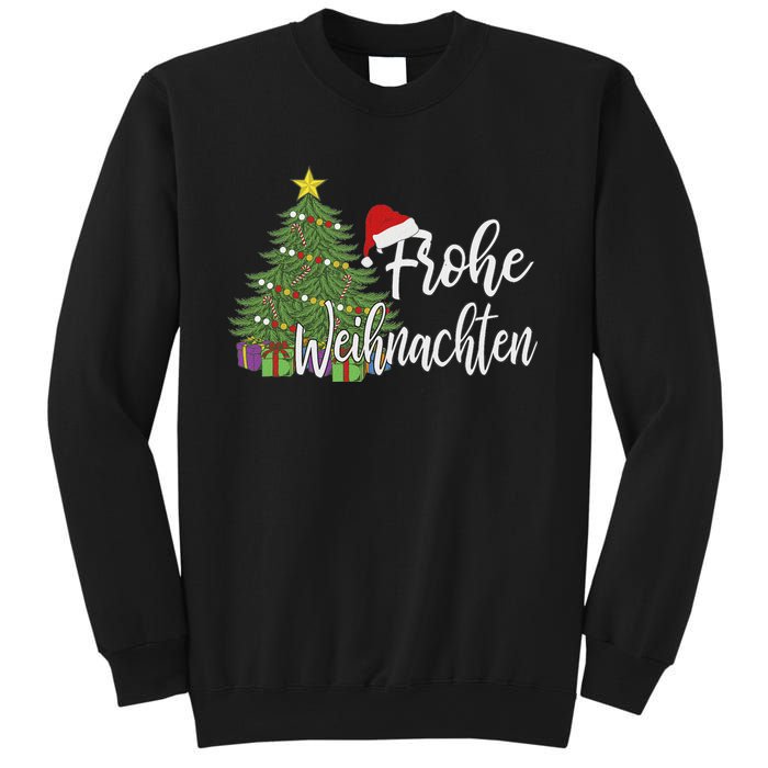 German Matching Present Merry Christmas Frohe Weihnachten Sweatshirt