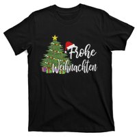 German Matching Present Merry Christmas Frohe Weihnachten T-Shirt