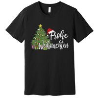 German Matching Present Merry Christmas Frohe Weihnachten Premium T-Shirt