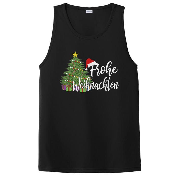 German Matching Present Merry Christmas Frohe Weihnachten PosiCharge Competitor Tank