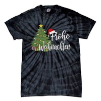 German Matching Present Merry Christmas Frohe Weihnachten Tie-Dye T-Shirt